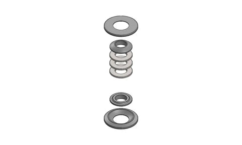 10mm Spacer Kit For Stub Axle