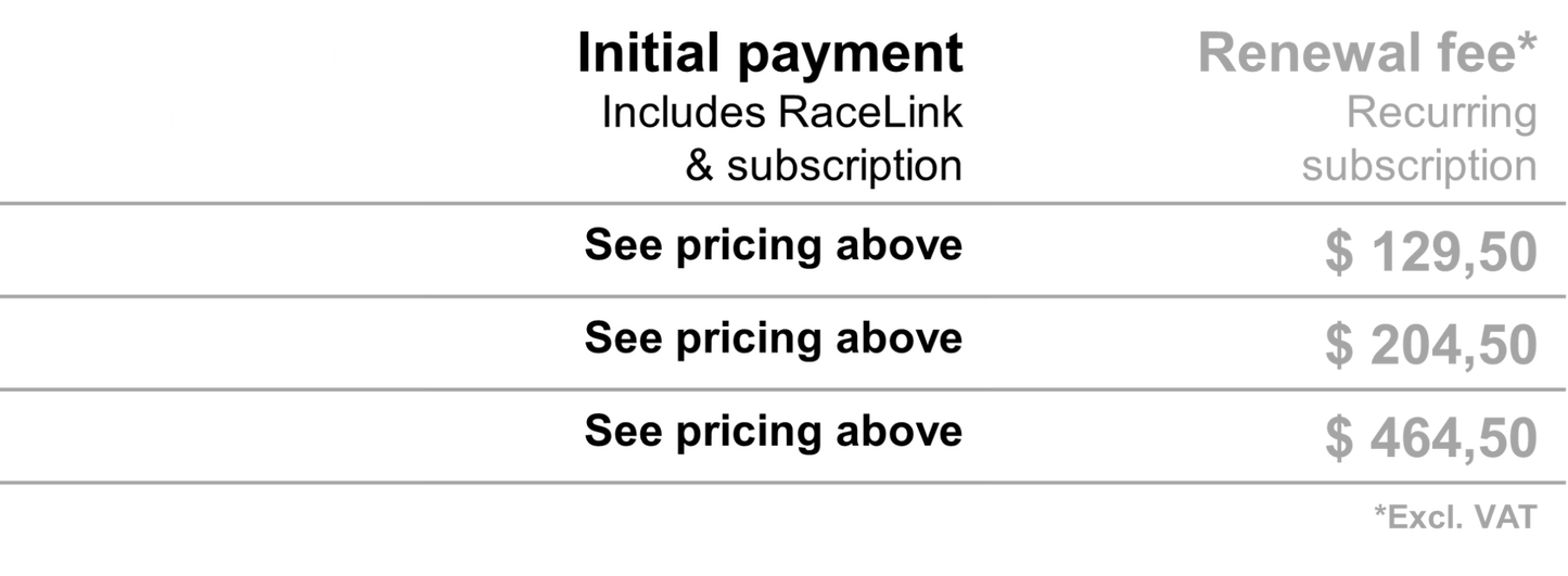 X2 RaceLink Club - Bike