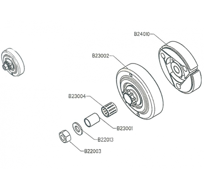 Comer Clutch One-piece WTP 60