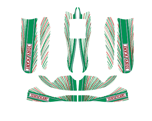 M8 MINI BODYWORK'S STICKERS KIT TONY KART 2022 PART#0307.BEAT