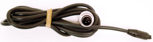 Mychron 4, 5 Black Patch Cable, 3 Pin Heat Lead Style