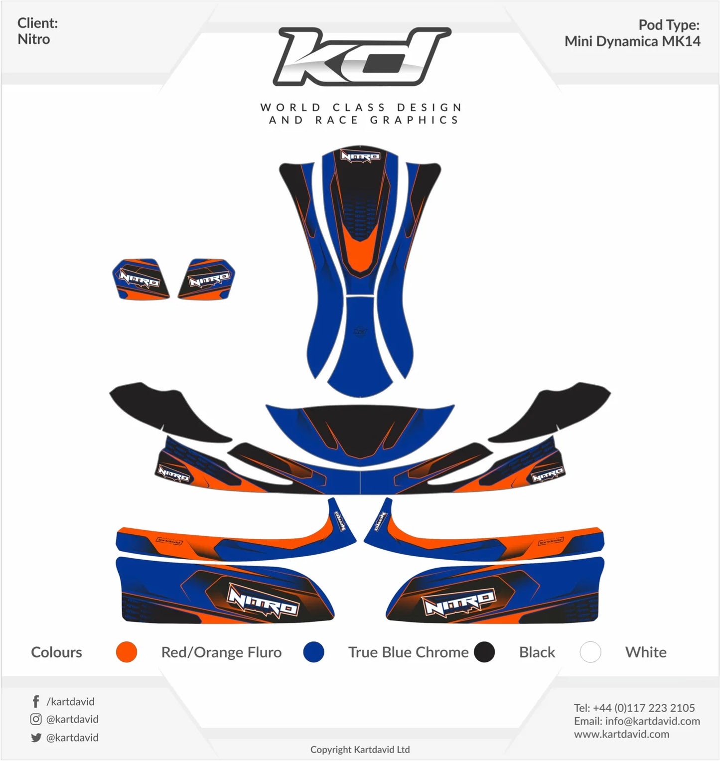 NITRO STANDARD STICKER KIT 2023