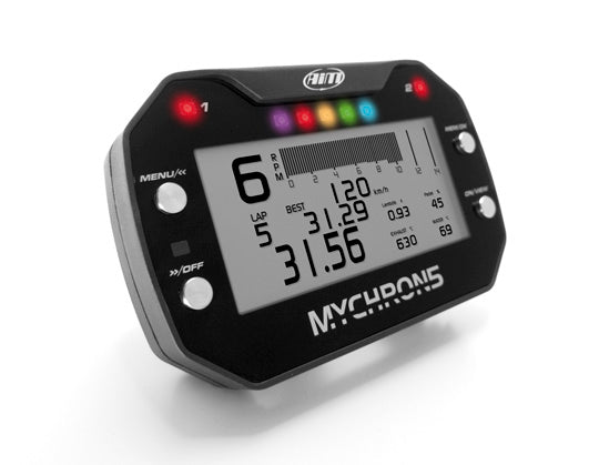 AIM Mychron 5S 2T Kart Gauge with GPS, Two Temps
