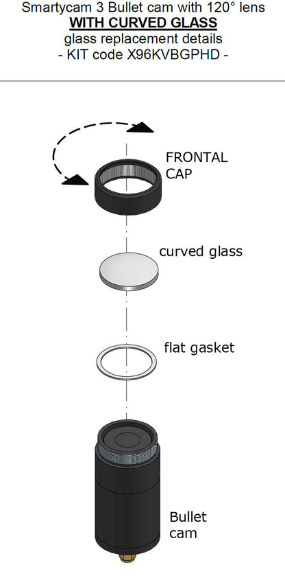 SC3 GP / Dual 120° Replacement Lens