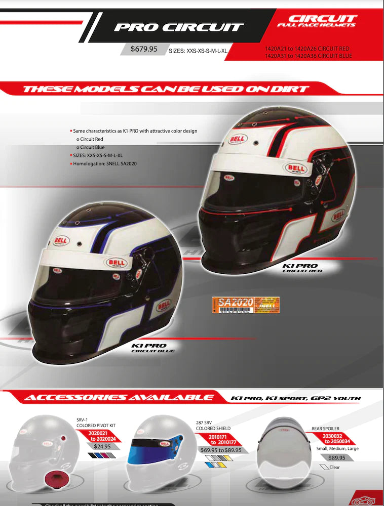 Bell K1 Pro Helmet SA2020