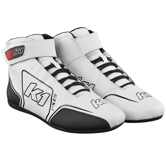 K1 GTX-1 White Nomex Racing Shoe