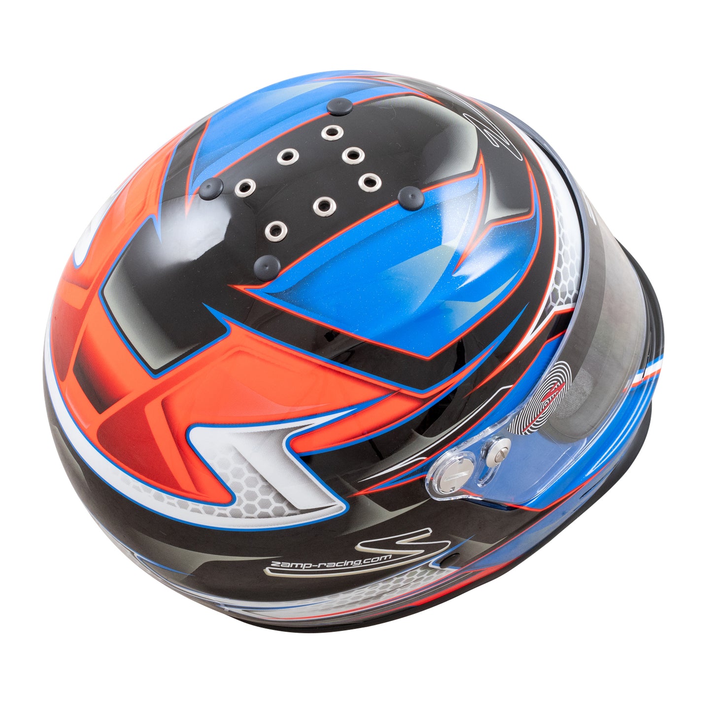 ZAMP RZ-42Y Youth Orange/Blue Graphic