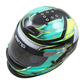 ZAMP RZ-42Y Helmet Youth Green/Silver Graphic