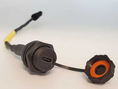 TrailBrake USB-C Bulkhead Receptacle Kit