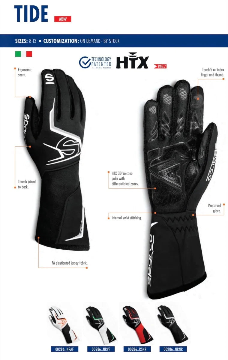 Sparco Tide-K Kart Racing Glove